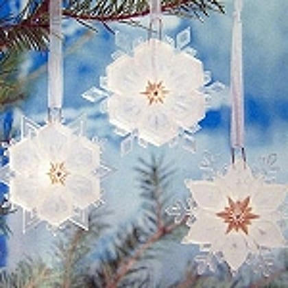 2011 Sparkling Snowflake Ornament Set, Wonder and Light